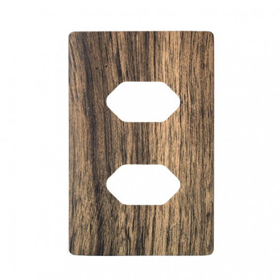 Placa p/ 2 Tomada 4x2 - Novara Carvalho